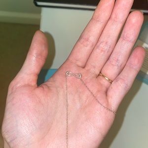 Tiffany Infinity Necklace in Sterling Silver